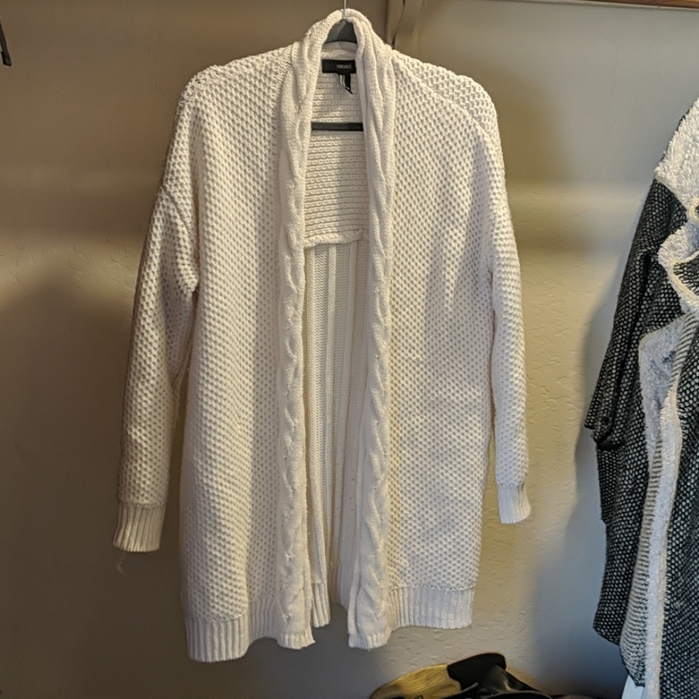 White Cardigan